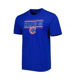 Men's Royal, Red Chicago Cubs Badge T-shirt and Pants Sleep Set $24.60 Pajama