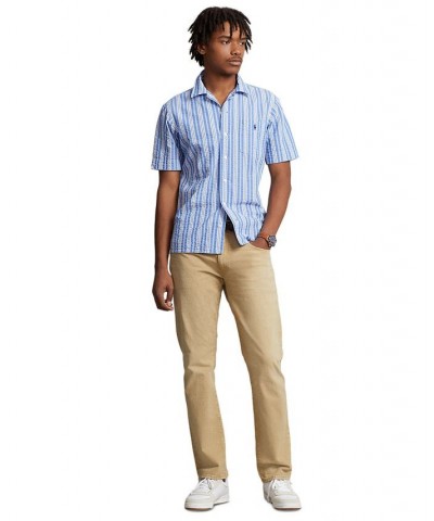 Men's Classic-Fit Seersucker Camp Shirt Multi $64.80 Shirts