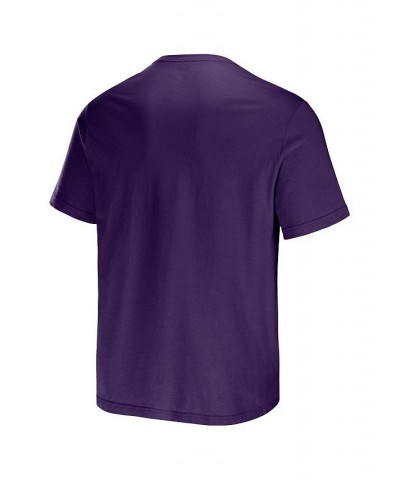 Men's NFL x Darius Rucker Collection by Purple Baltimore Ravens Stripe T-shirt $19.50 T-Shirts