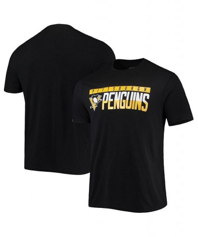 Men's Black Pittsburgh Penguins Richmond Wordmark T-shirt $24.29 T-Shirts