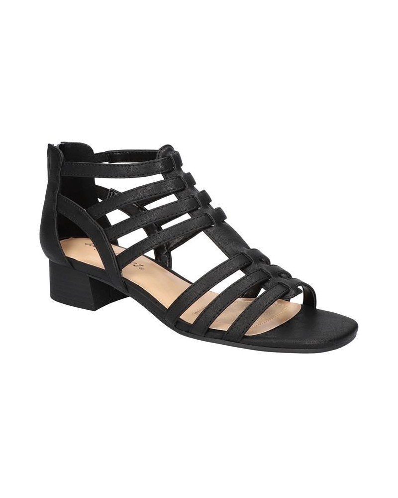 Women's Cole Block Heel Sandals Black $39.00 Shoes