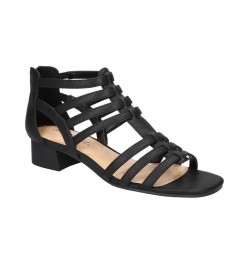 Women's Cole Block Heel Sandals Black $39.00 Shoes