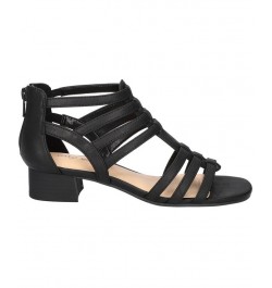 Women's Cole Block Heel Sandals Black $39.00 Shoes