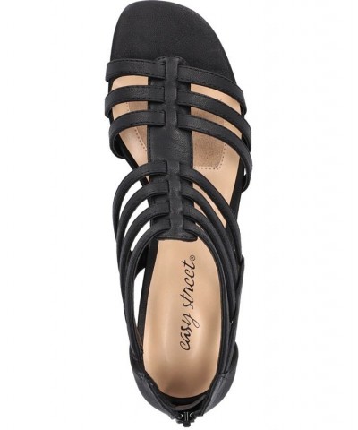 Women's Cole Block Heel Sandals Black $39.00 Shoes