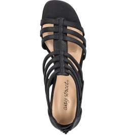 Women's Cole Block Heel Sandals Black $39.00 Shoes