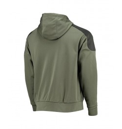 Men's Olive Miami Hurricanes Military-Inspired Appreciation Salute To Service Aeroready Pullover Hoodie $39.77 Sweatshirt