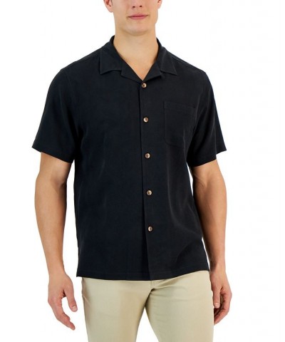 Men's Al Fresco Tropics Short-Sleeve Shirt Black $43.52 Shirts