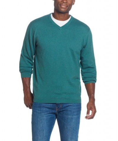 Men's Cotton Cashmere V-Neck Sweater PD03 $15.89 Sweaters