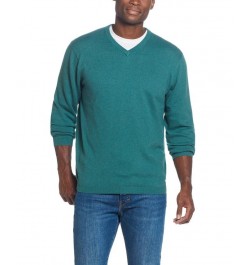 Men's Cotton Cashmere V-Neck Sweater PD03 $15.89 Sweaters