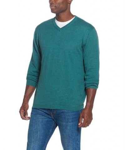 Men's Cotton Cashmere V-Neck Sweater PD03 $15.89 Sweaters