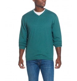 Men's Cotton Cashmere V-Neck Sweater PD03 $15.89 Sweaters