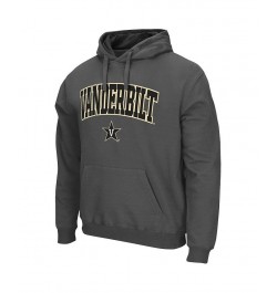 Men's Charcoal Vanderbilt Commodores Arch and Logo Pullover Hoodie $31.89 Sweatshirt