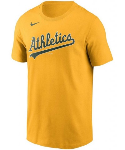 Men's Matt Chapman Gold Oakland Athletics Name Number T-shirt $23.00 T-Shirts