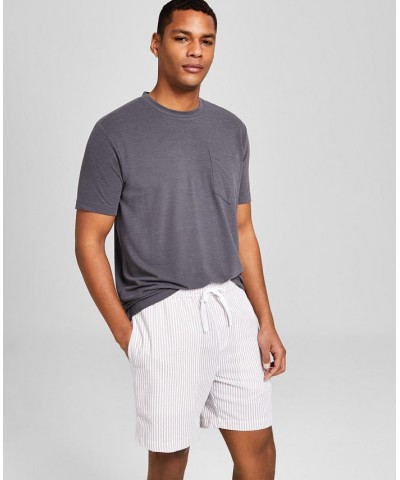 Men's Seersucker Drawstring Shorts Tan/Beige $27.00 Shorts