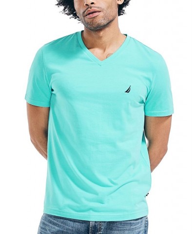 Men's J-Class Logo Classic-Fit Cotton V-Neck T-Shirt Zinfandel $18.21 T-Shirts