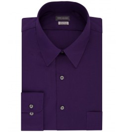 Men's Classic-Fit Poplin Dress Shirt Purple $20.24 Dress Shirts