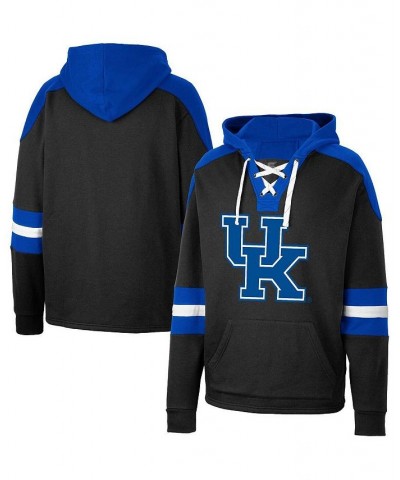 Men's Black Kentucky Wildcats Lace-Up 4.0 Pullover Hoodie $36.75 Sweatshirt