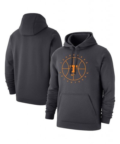 Men's Anthracite Tennessee Volunteers Basketball Icon Club Fleece Pullover Hoodie $34.85 Sweatshirt