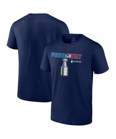 Men's Branded Navy Colorado Avalanche 2022 Stanley Cup Champions Celebration T-shirt $22.22 T-Shirts