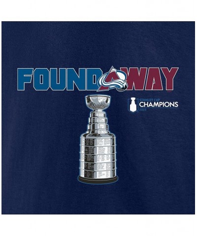 Men's Branded Navy Colorado Avalanche 2022 Stanley Cup Champions Celebration T-shirt $22.22 T-Shirts