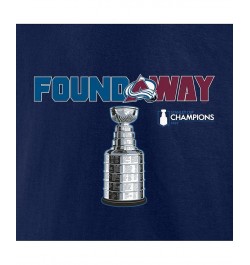 Men's Branded Navy Colorado Avalanche 2022 Stanley Cup Champions Celebration T-shirt $22.22 T-Shirts