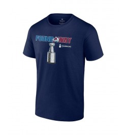 Men's Branded Navy Colorado Avalanche 2022 Stanley Cup Champions Celebration T-shirt $22.22 T-Shirts