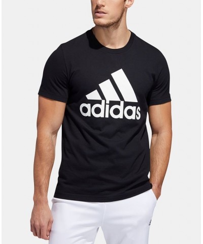 Men's Badge of Sport Logo T-Shirt Black / Wht $14.21 T-Shirts