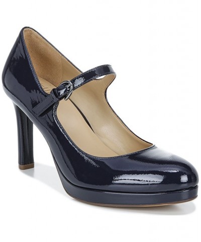 Talissa Mary Jane Pumps Blue $53.20 Shoes