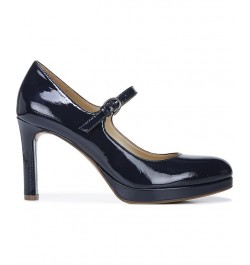 Talissa Mary Jane Pumps Blue $53.20 Shoes