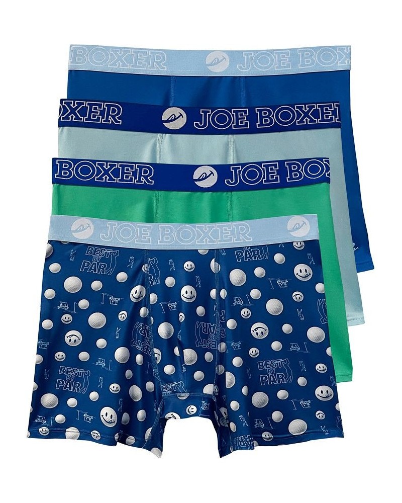 Men's Golf Balls Boxer Briefs, Pack of 4 Multi $23.52 Underwear