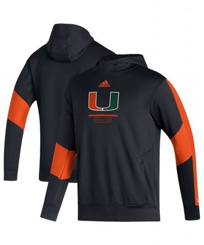 Men's Black Miami Hurricanes 2021 Sideline AEROREADY Hoodie $33.60 Sweatshirt