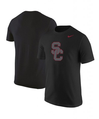 Men's Black USC Trojans Logo Color Pop T-shirt $18.45 T-Shirts