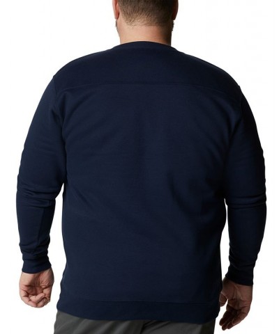 Men's Hart Mountain II Crew Sweatshirt Blue $14.26 Sweatshirt