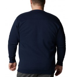 Men's Hart Mountain II Crew Sweatshirt Blue $14.26 Sweatshirt