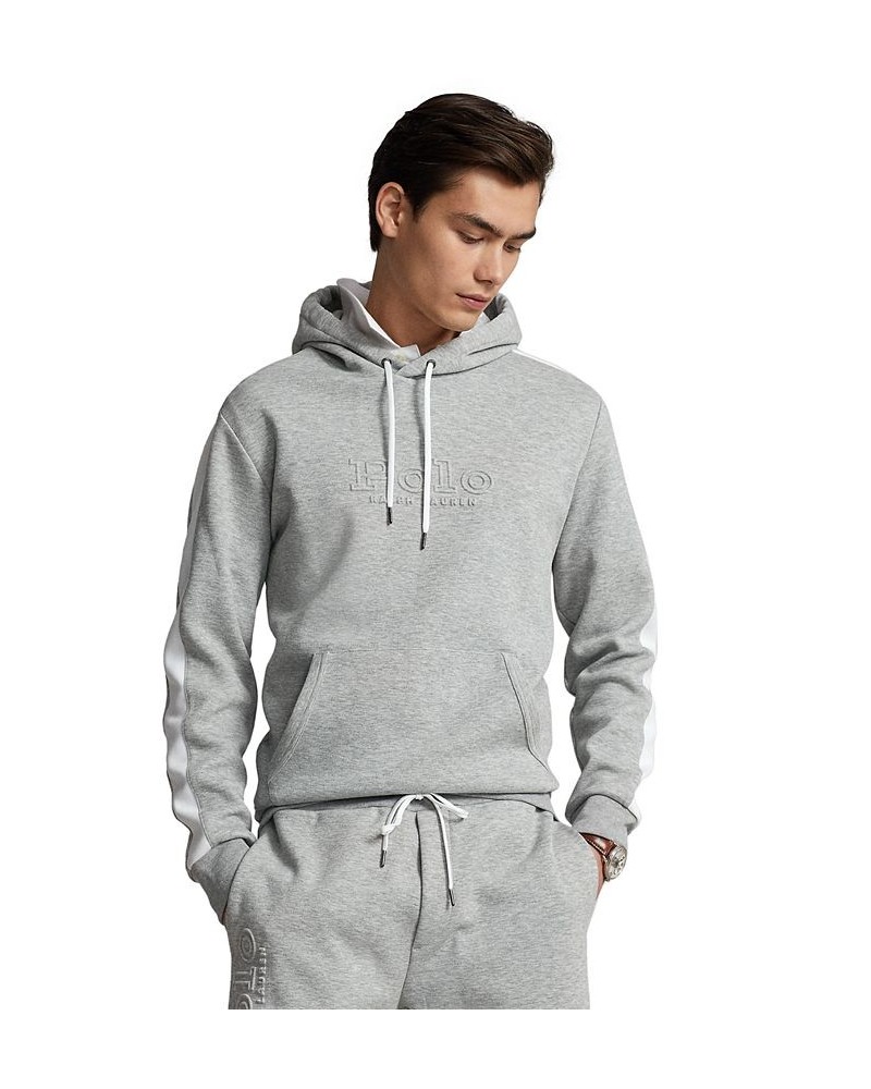 Men's Logo Double-Knit Mesh Hoodie PD02 $60.04 Sweatshirt