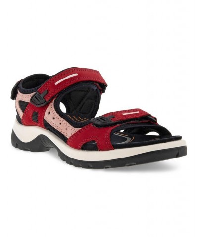 Women's Yucatan Sandals Red $73.50 Shoes