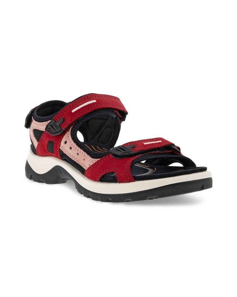 Women's Yucatan Sandals Red $73.50 Shoes