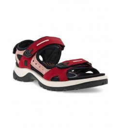 Women's Yucatan Sandals Red $73.50 Shoes