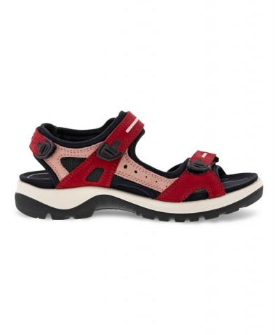 Women's Yucatan Sandals Red $73.50 Shoes