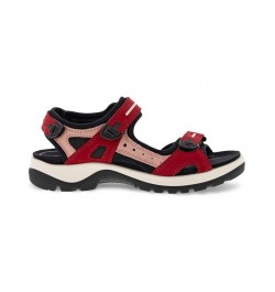 Women's Yucatan Sandals Red $73.50 Shoes