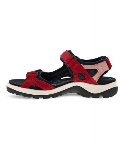 Women's Yucatan Sandals Red $73.50 Shoes