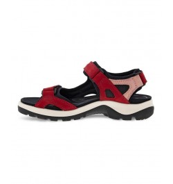 Women's Yucatan Sandals Red $73.50 Shoes