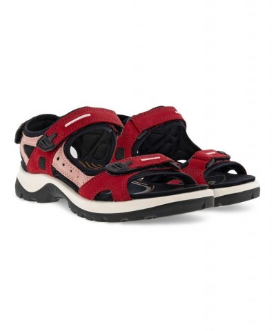 Women's Yucatan Sandals Red $73.50 Shoes