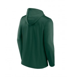 Men's Branded Green Miami Hurricanes Ball Carrier Full-Zip Hoodie $38.24 Sweatshirt