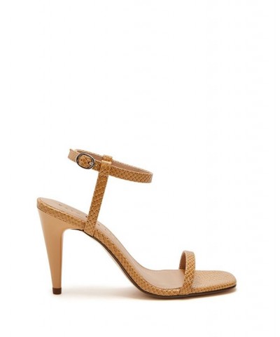 Women's The Vivvian Buckle Sandals Tan/Beige $32.40 Shoes