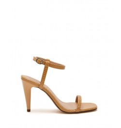 Women's The Vivvian Buckle Sandals Tan/Beige $32.40 Shoes