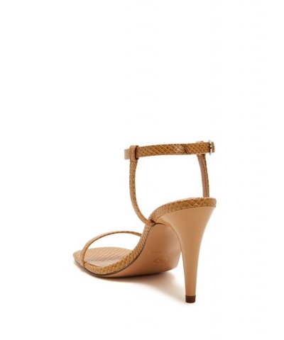 Women's The Vivvian Buckle Sandals Tan/Beige $32.40 Shoes