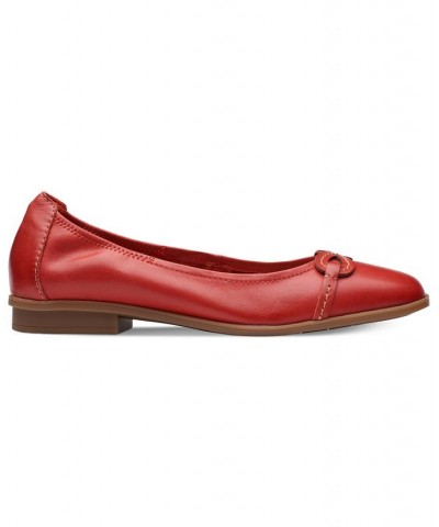 Women's Lyrical Rhyme Slip-On Flats Red $49.35 Shoes