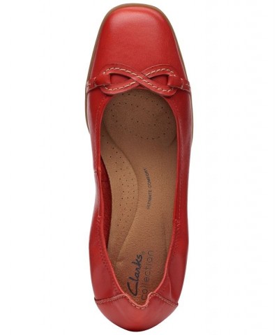 Women's Lyrical Rhyme Slip-On Flats Red $49.35 Shoes