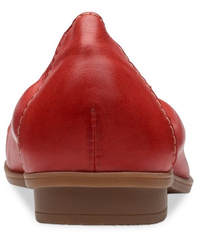 Women's Lyrical Rhyme Slip-On Flats Red $49.35 Shoes